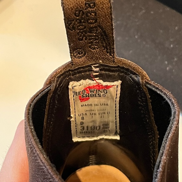 Red Wing Classic Chelsea 8D Mens Like New - Picture 6 of 6
